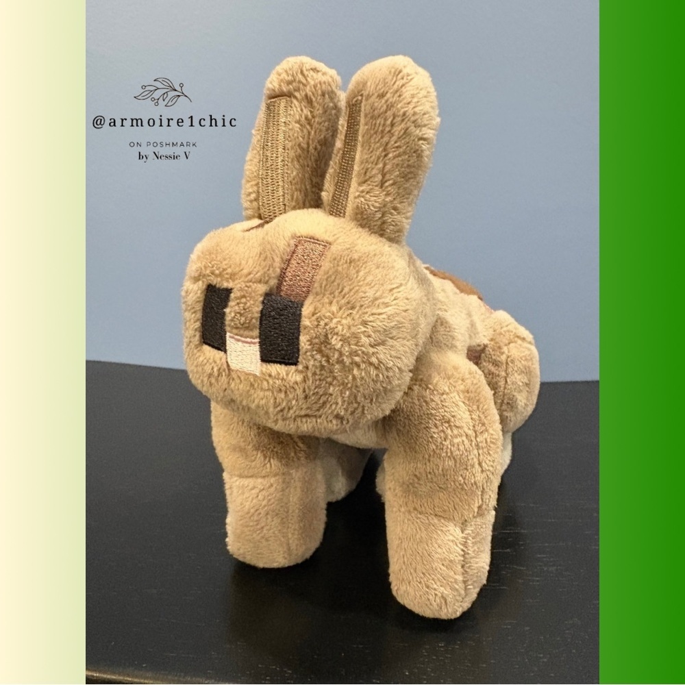 Minecraft Rabbit Plush Toy - Picture 7 of 7